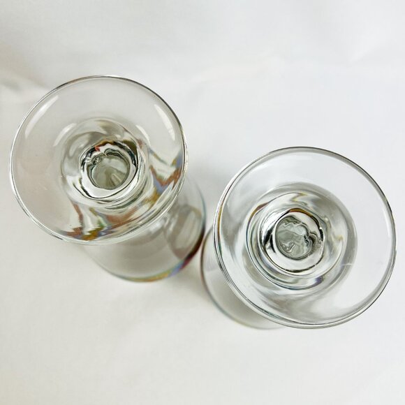 Sango Stemmed Goblets Potpourri by Sue Zipkin Set of TWO Glassware 14 oz. - Picture 5 of 7